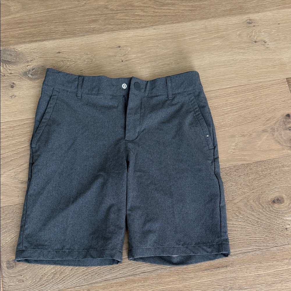 all in motion Charcoal Flat-Front Men's Shorts